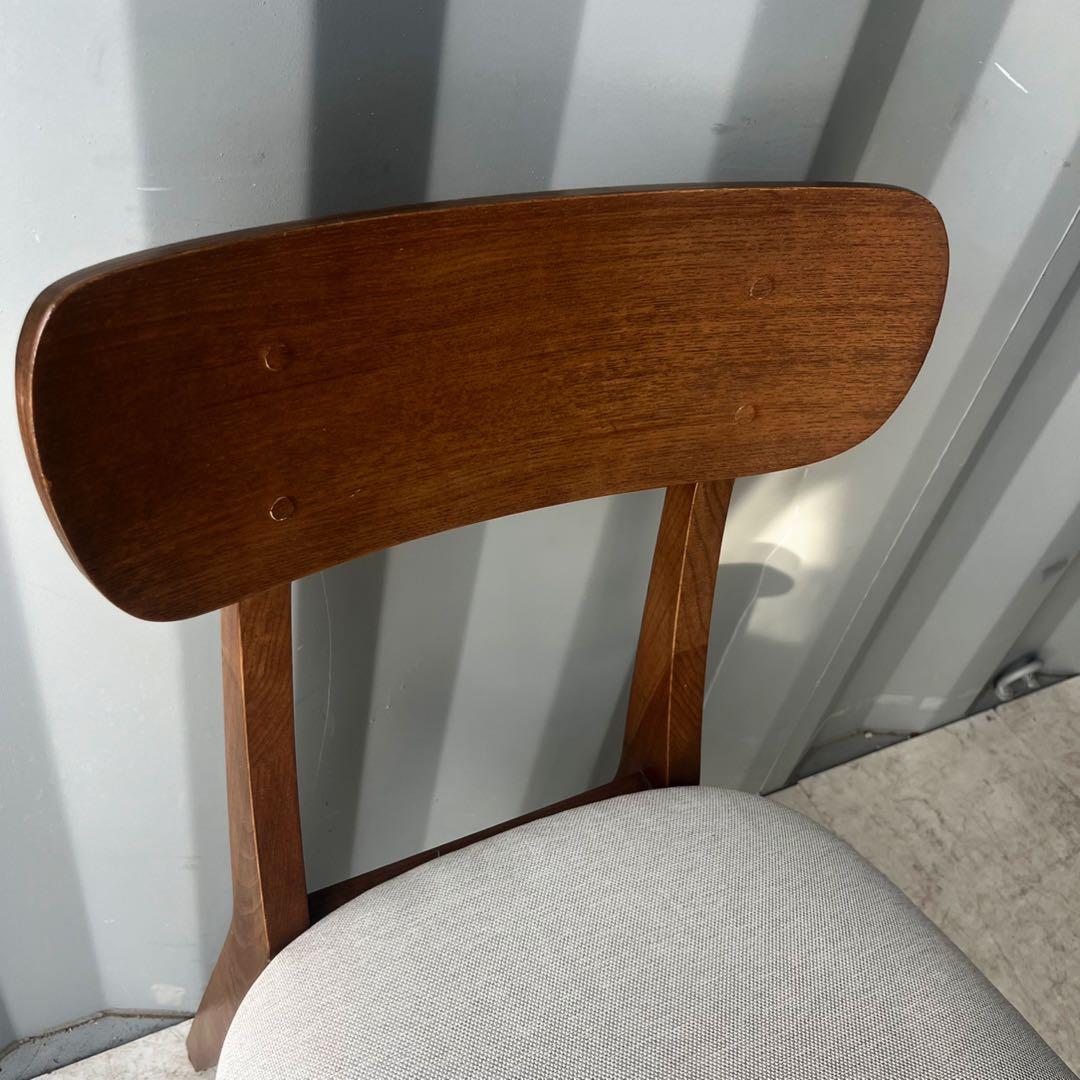 取付無料！ウニコ FIX フィックス 北欧風ナチュラル天然木ダイニングチェア✨