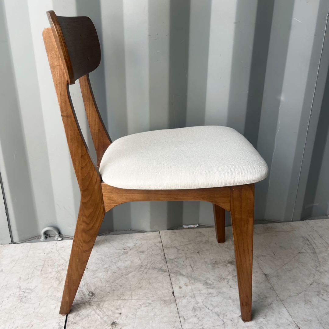 取付無料！ウニコ FIX フィックス 北欧風ナチュラル天然木ダイニングチェア✨