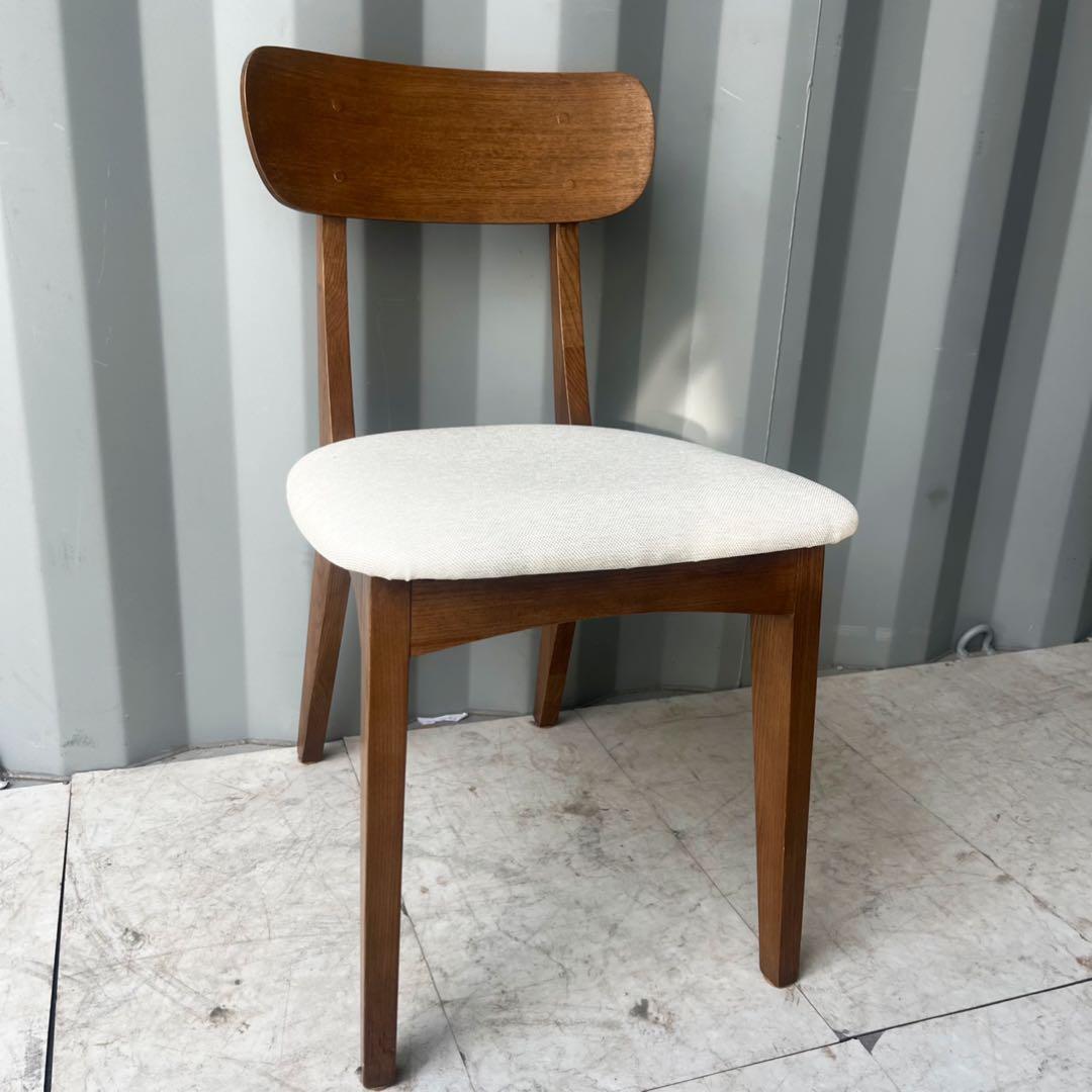 取付無料！ウニコ FIX フィックス 北欧風ナチュラル天然木ダイニングチェア✨