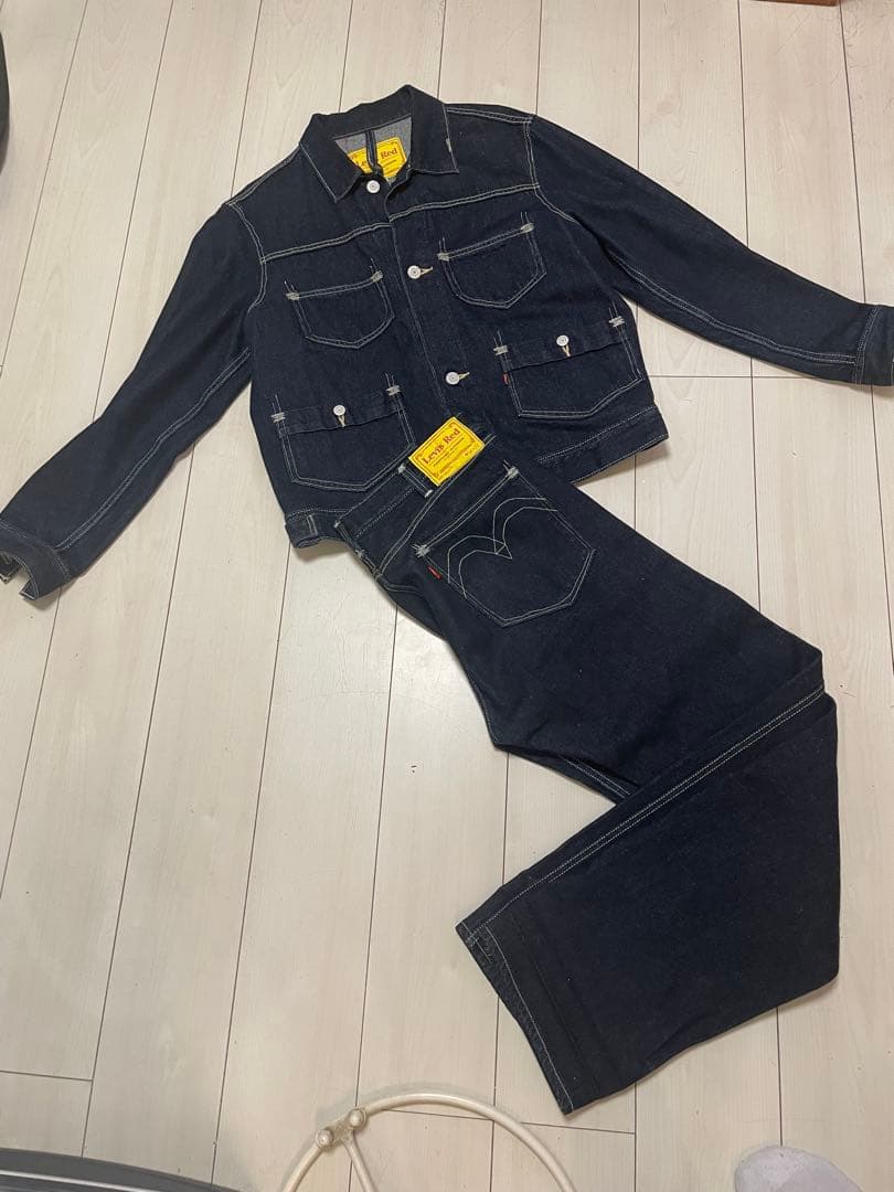 Levi's Red デニムジャケット　パンツ　セットアップ