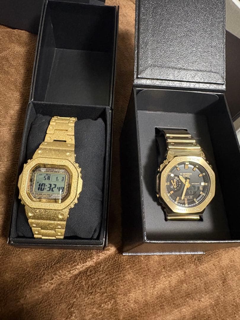 時計 g-shock GMW-B5000PG-9JR GM-2100YMG-9AJF