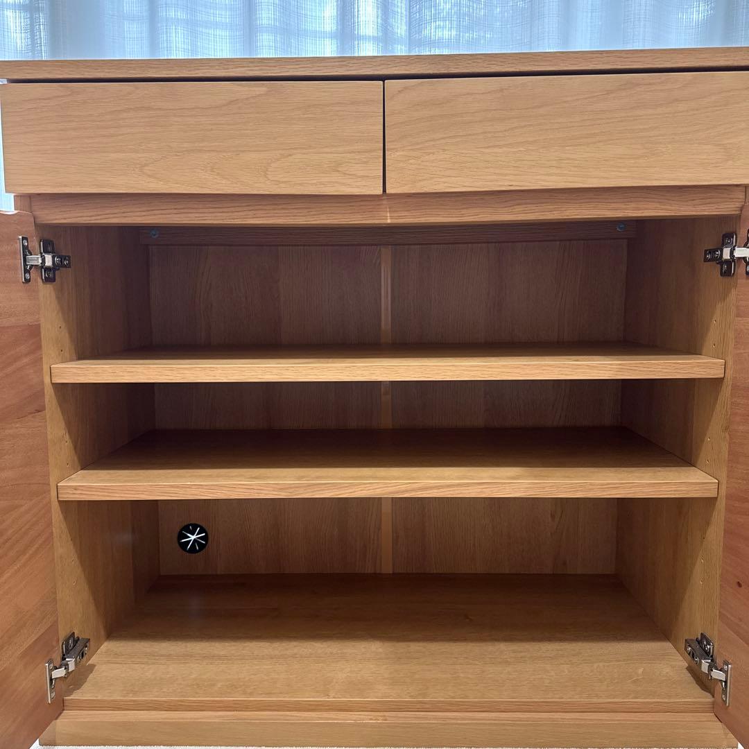無印良品 木製キャビネット オーク材