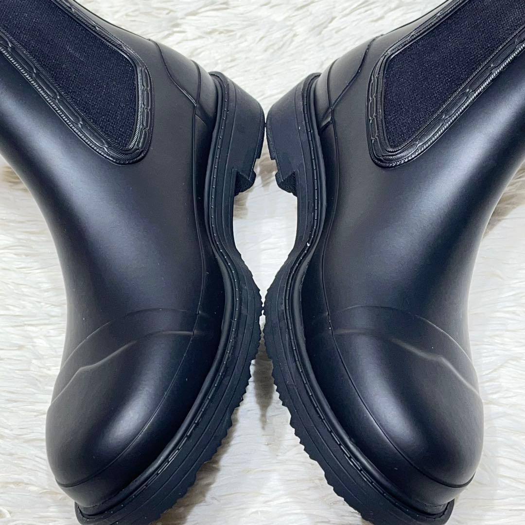 未使用級☆ハンター コマンド チェルシーブーツ 24㎝ 黒 完全防水 サイドゴア
