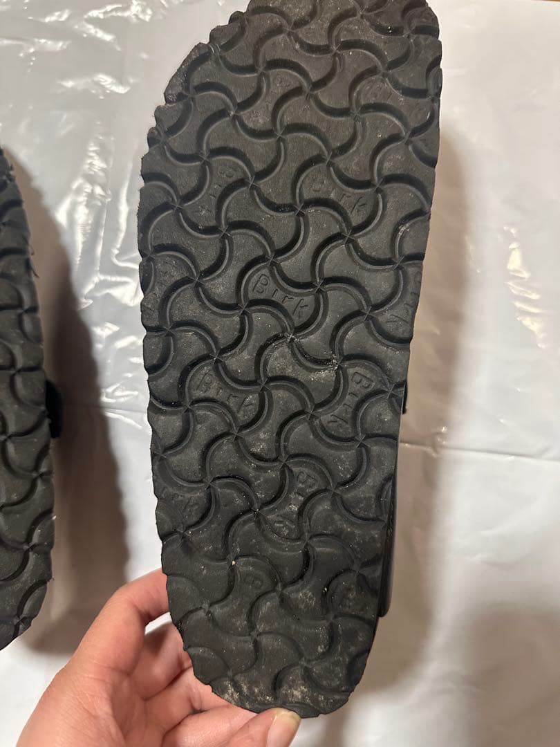 BIRKENSTOCK ブラック サボサンダル 38