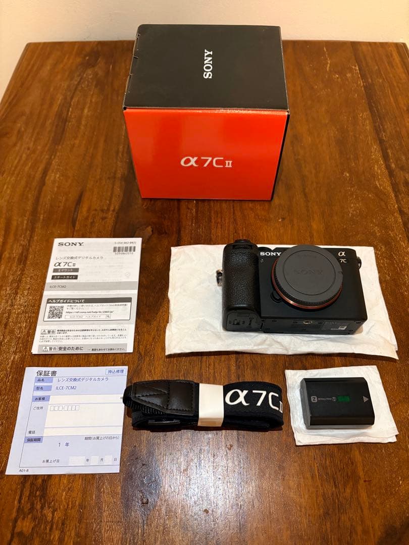 α7cii ILCE-7CM2ボディ　ブラック　sony