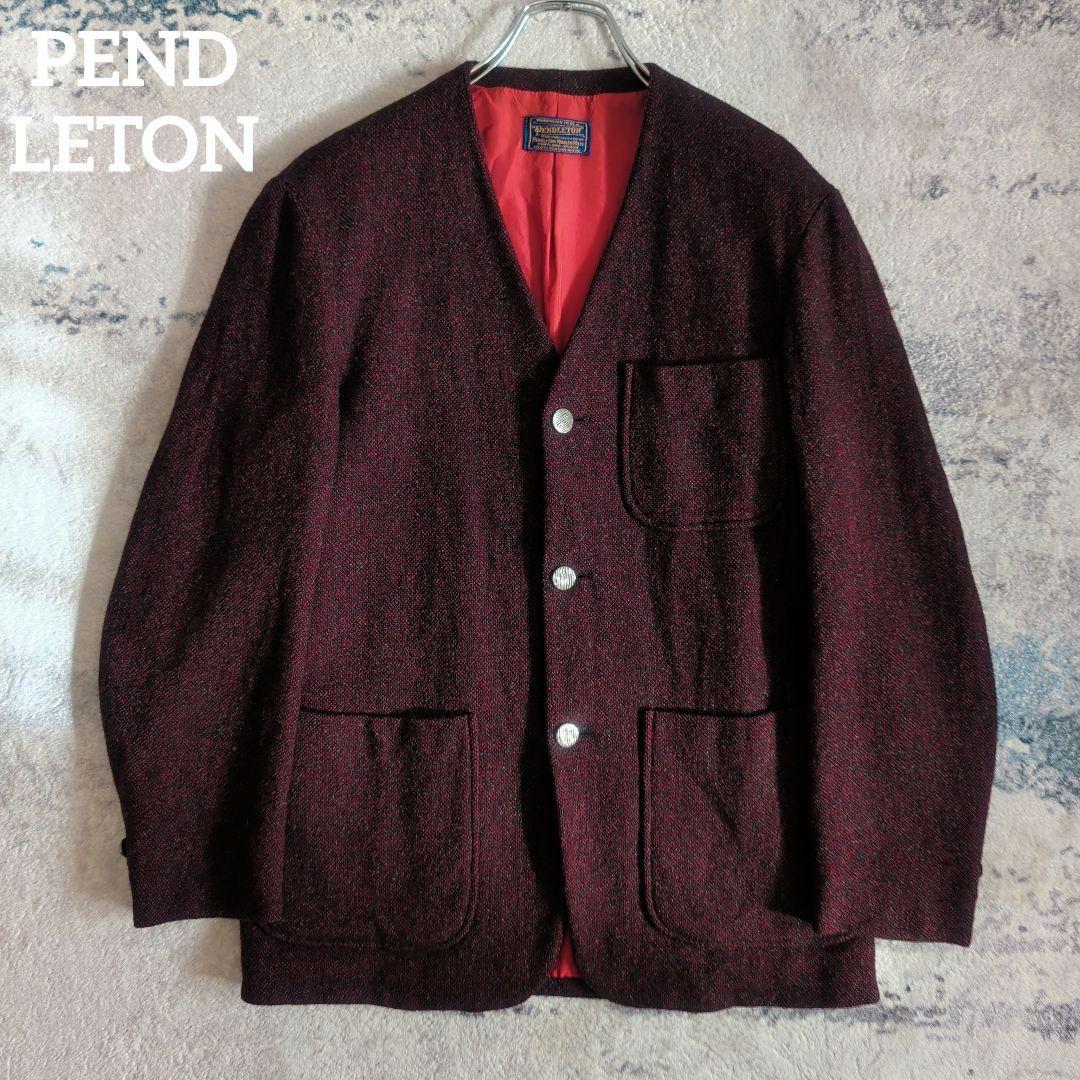希少 40s ヴィンテージ ペンドルトン ノーカラー ジャケット 入手困難