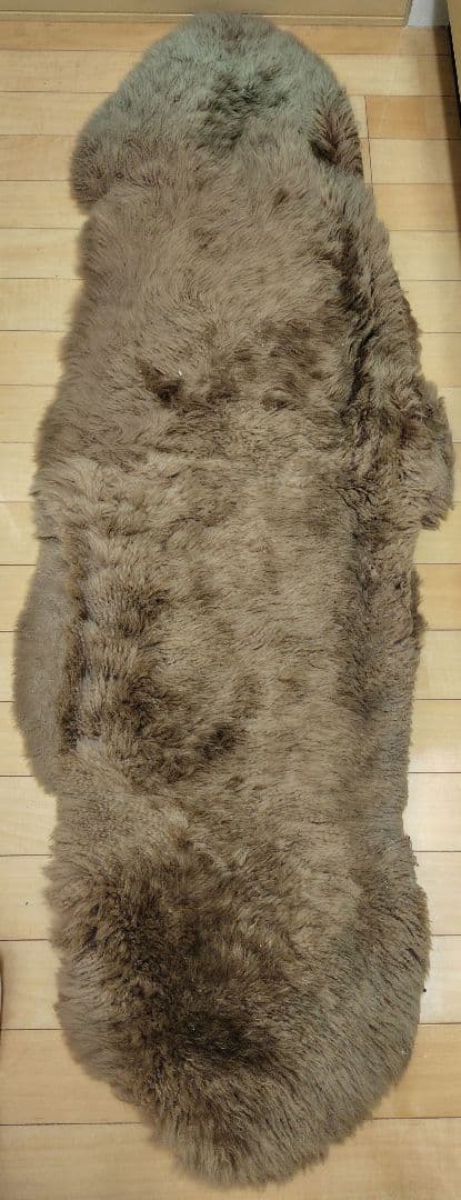 【中古】ニチロ毛皮 ムートンマット