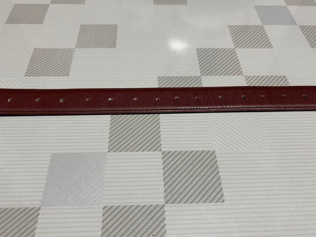 Cartier ブラウンレザーベルト