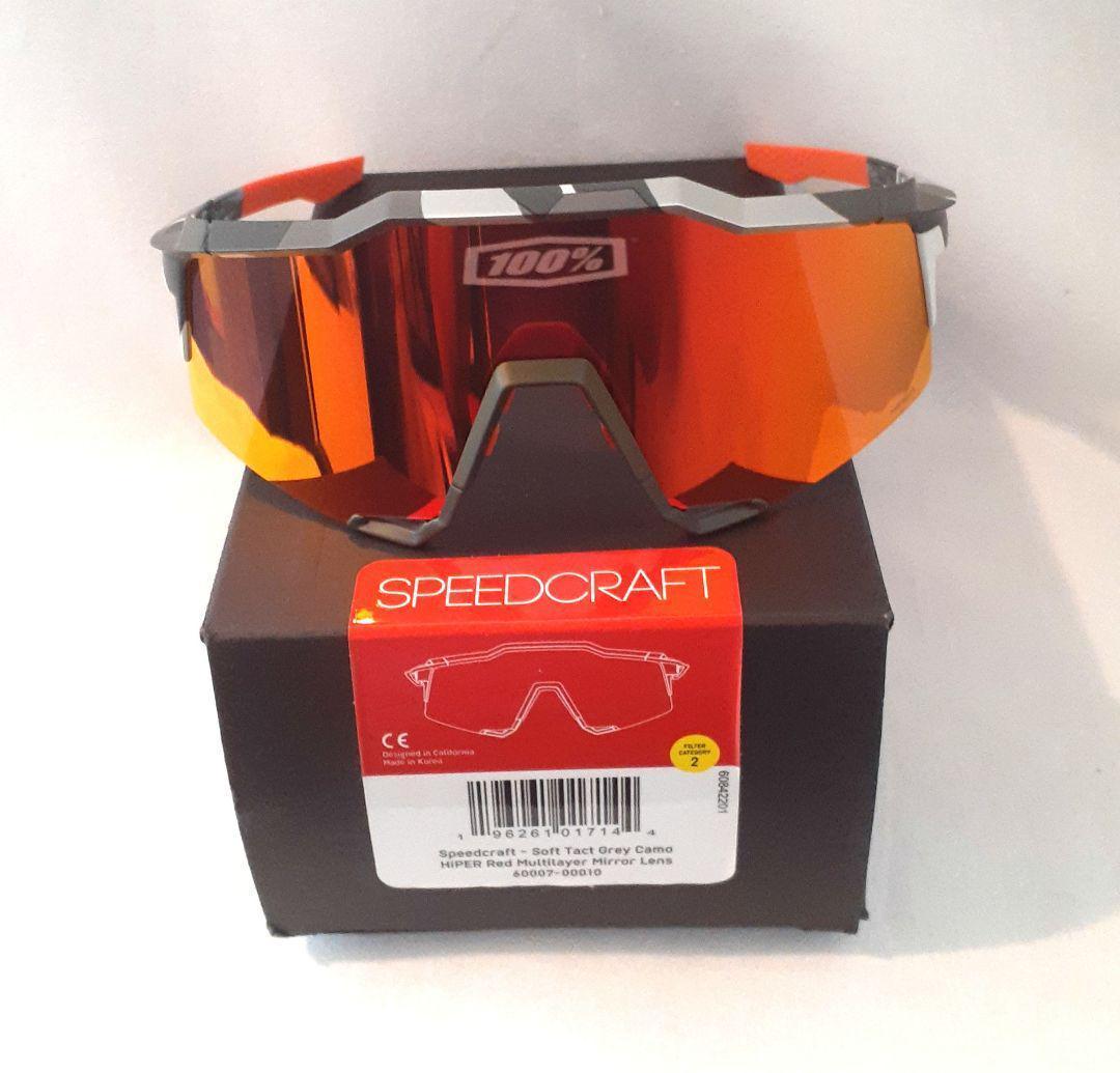 100% SPEEDCRAFT Grey Camo ワンハンドレッド サングラス