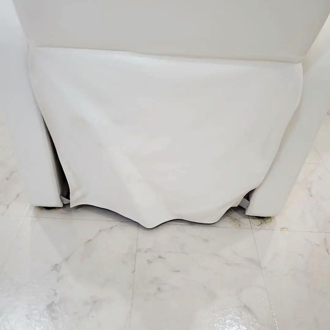 コンパクトリクライニングチェア ホワイト