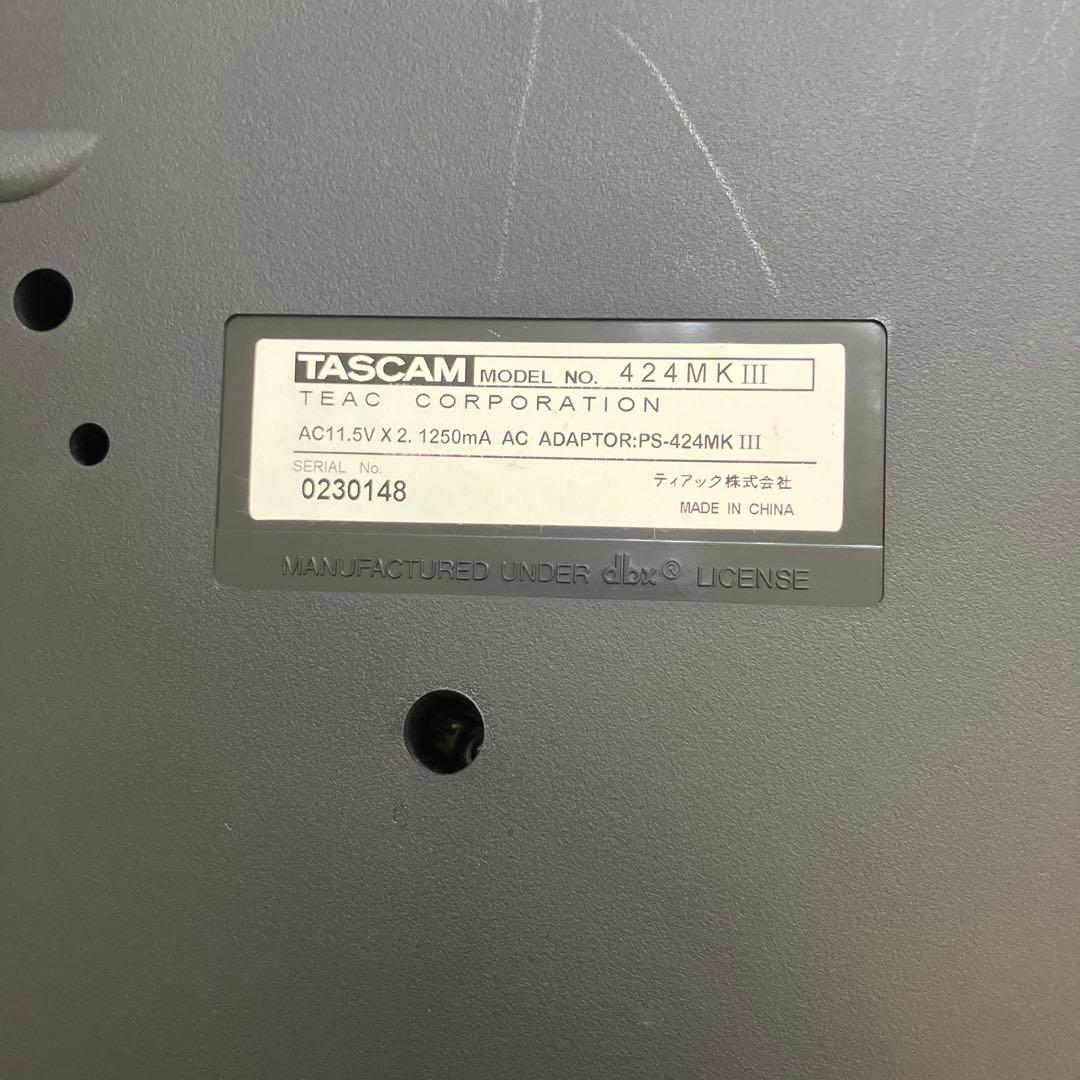 TASCAM PORTASTUDIO 424 mkIII トラックレコーダー