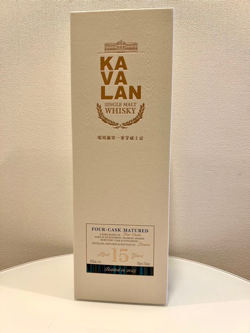KAVALAN カバラン　15年熟成　FOUR-CASK MATURED