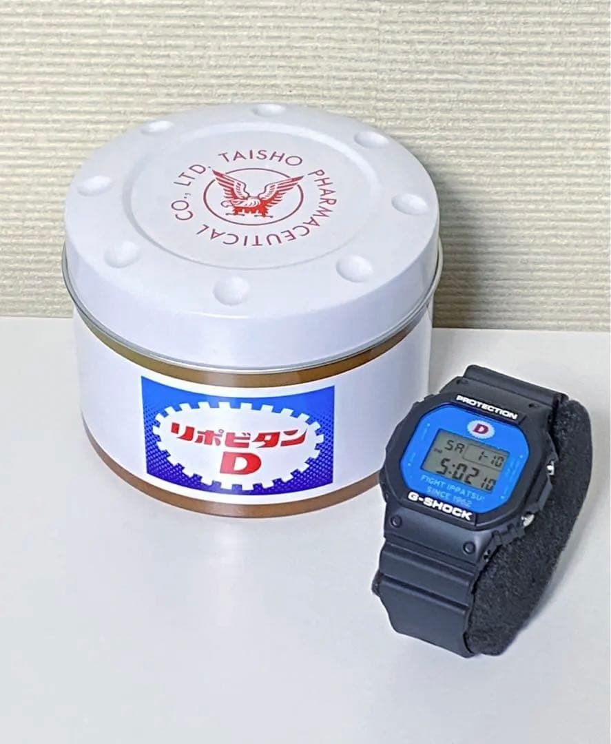 CASIO G-SHOCK クォーツ 腕時計 リポビタンD DW-5600VT