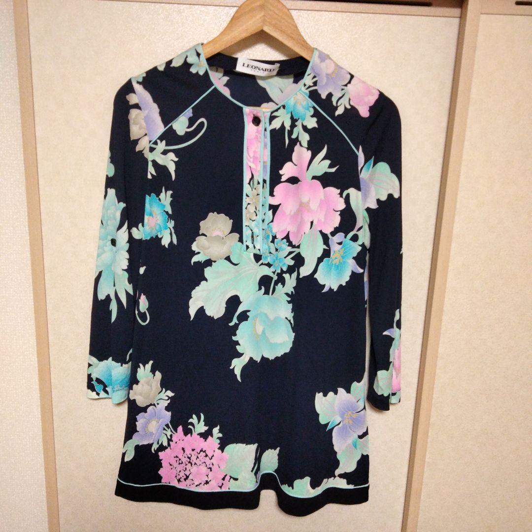 LEONARD フラワープリント チュニック