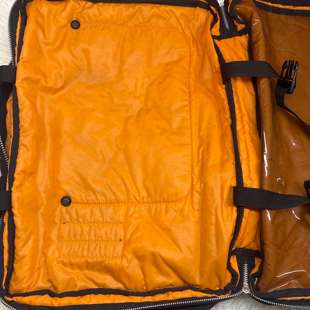 【美品】ポーター タンカー 2way オーバーナイト ブリーフケース 黒 2層