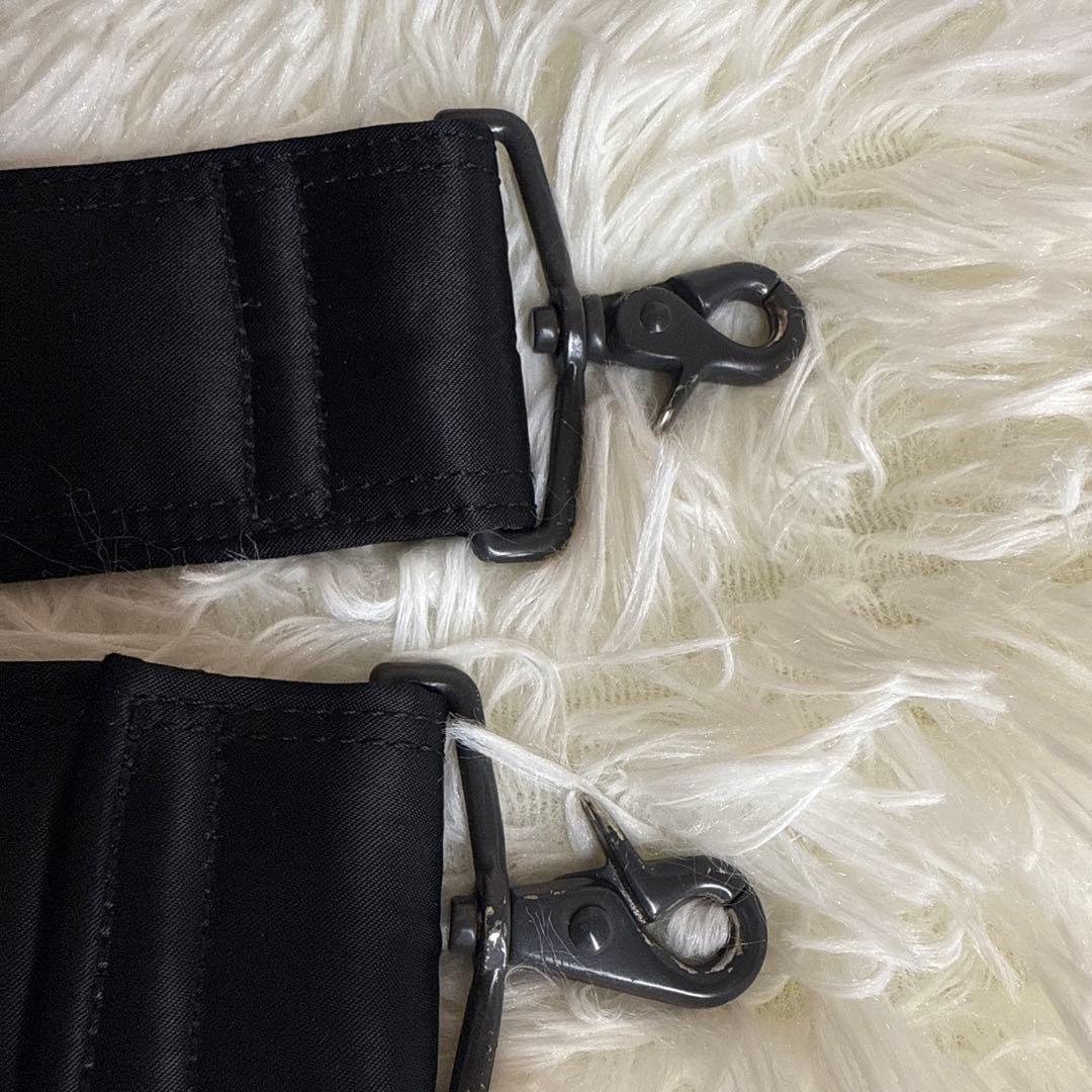 【美品】ポーター タンカー 2way オーバーナイト ブリーフケース 黒 2層