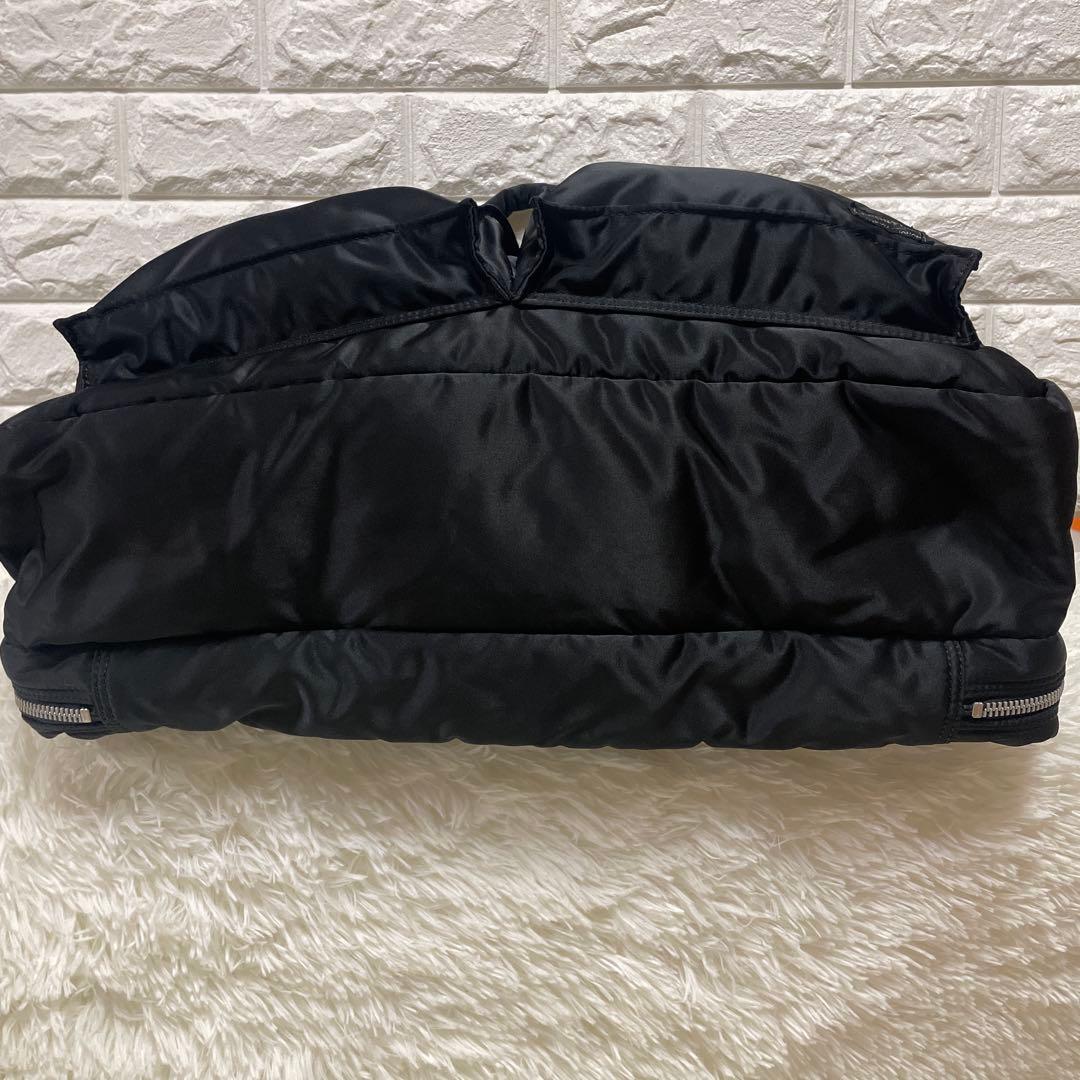 【美品】ポーター タンカー 2way オーバーナイト ブリーフケース 黒 2層