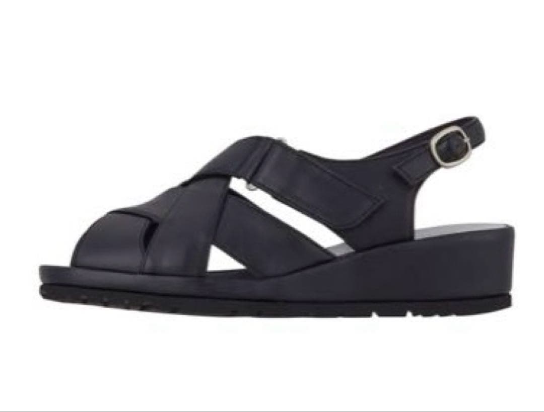 【アシックスペダラ】サンダル　ブラック 24