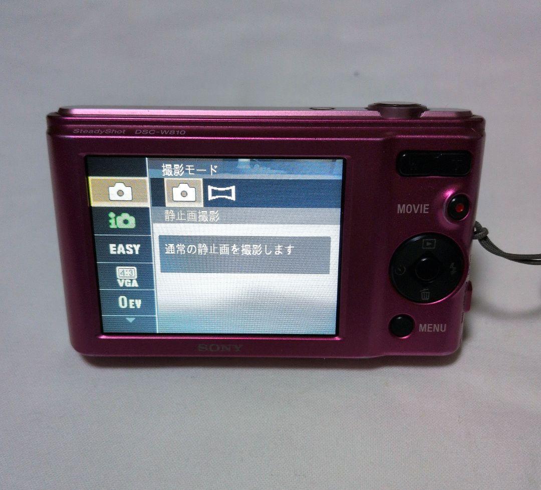 SONY Cyber-shot DSC-W810 コンパクトデジタルカメラ動作品