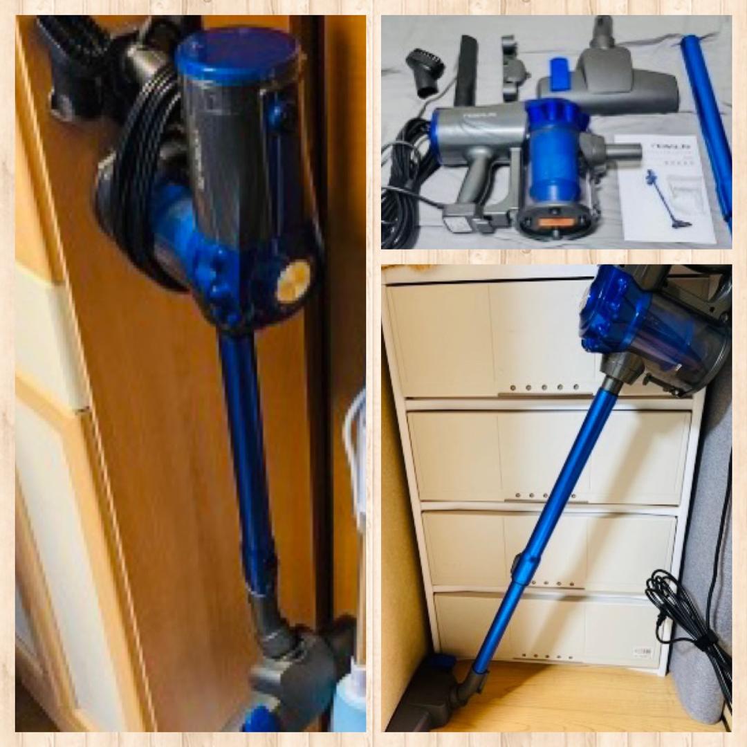 ❤軽量❣コード式だから長時間使ってもパワフルな吸引力が低下しない♪❤掃除機