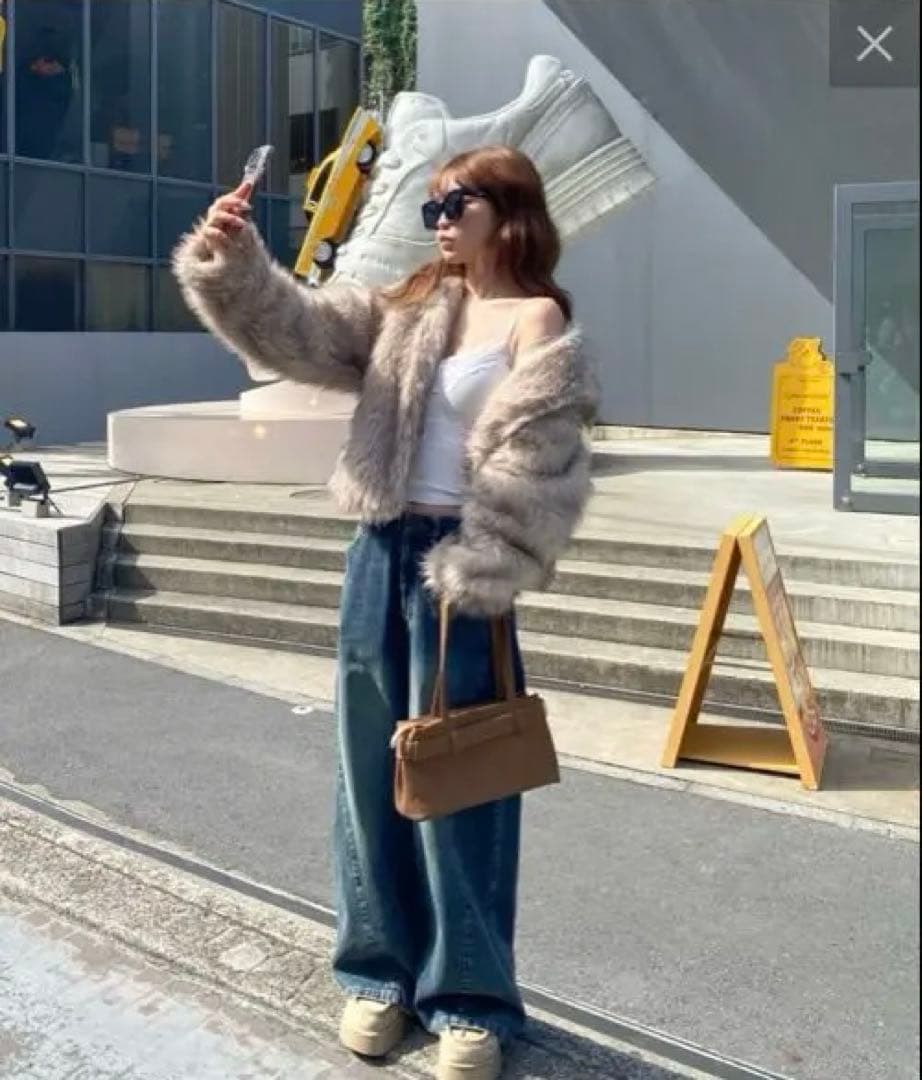 PAY CASSIN ダブルジップファーブルゾン Fサイズ