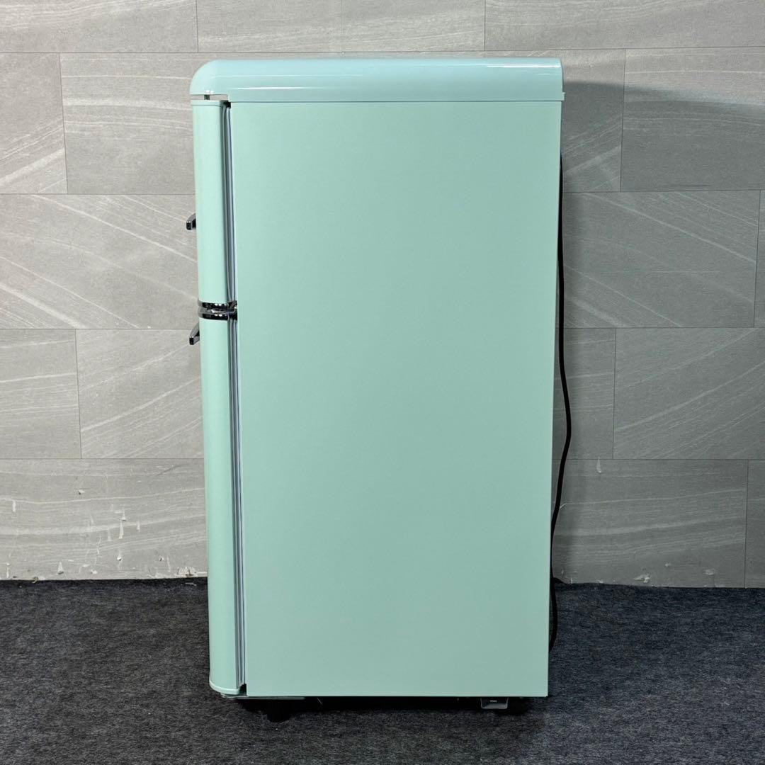 IRIS OHYAMA 冷蔵庫 小型 81L レトロ調 おしゃれ d3228