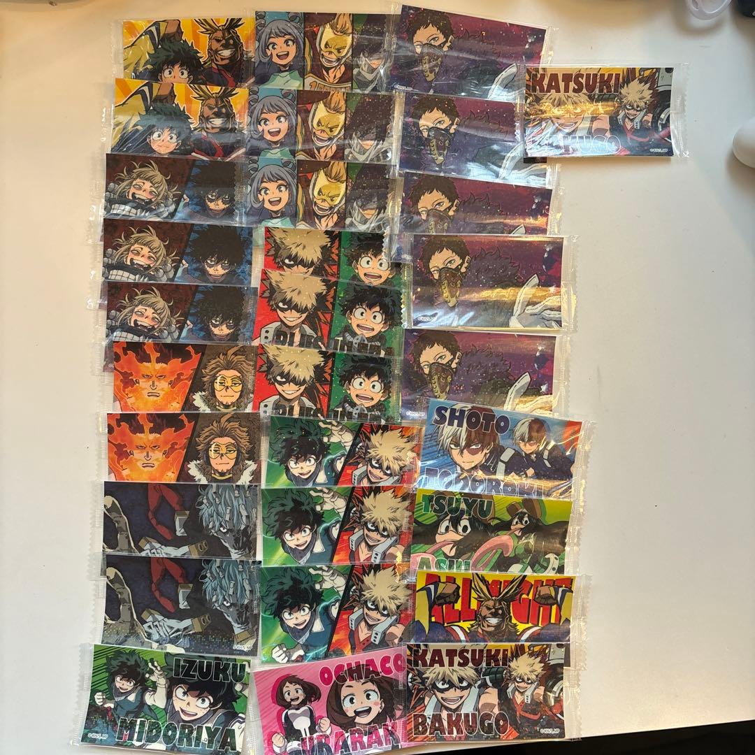 500円~バラ売り可能ヒロアカ ウエハース カード