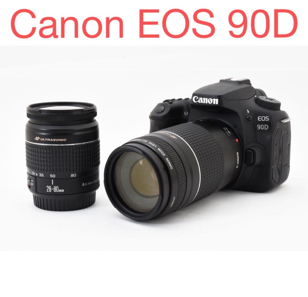 保証付き/Canon EOS 90D標準レンズセットCanon EF28-80㎜