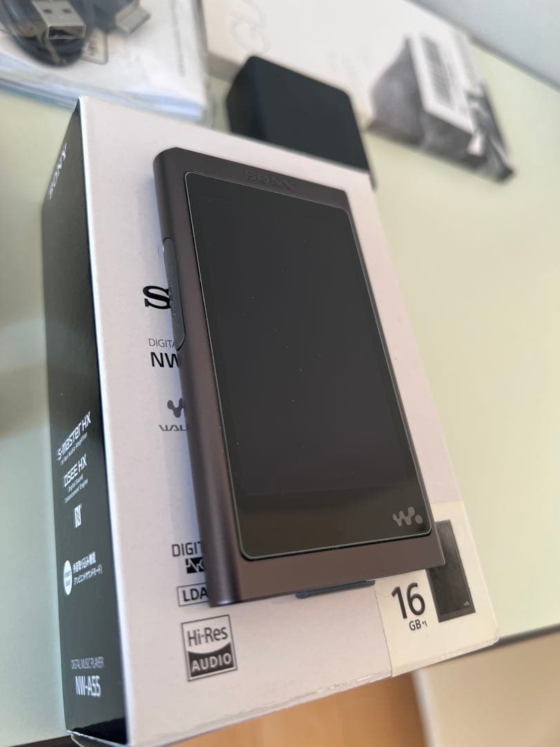 SONY NW-A55 16GB グレイッシュブラック　液晶フィルム、ケース付き