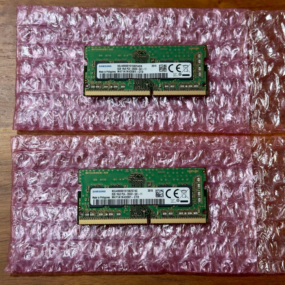 SAMSUNG DDR4-2666 8GB×2 PC4-2666V メモリ
