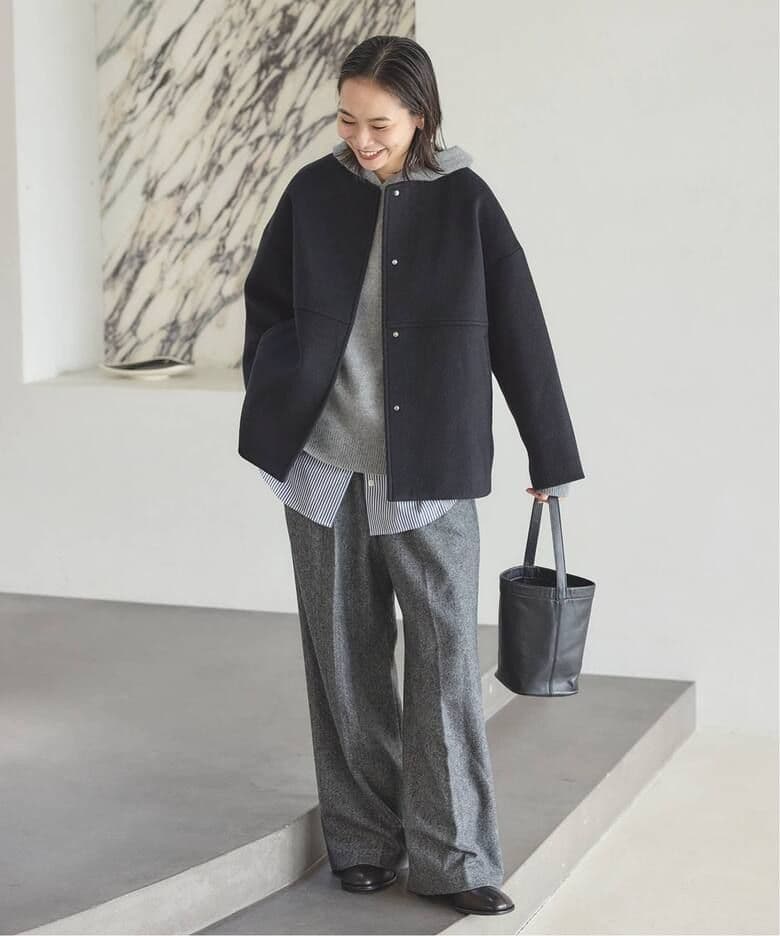 美品 2023年 JOURNAL STANDARD ノーカラーコート