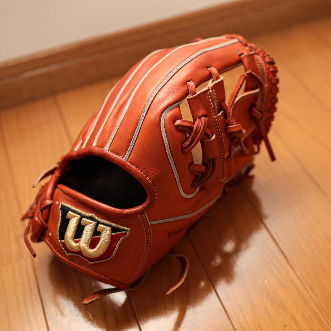 【美品 定価30000】Wilson 86型 Basic Lab 軟式グローブ