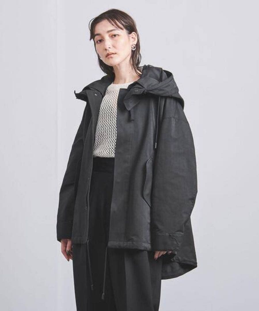 【美品】別注＜THE RERACS＞ドロップショルダー モッズコート