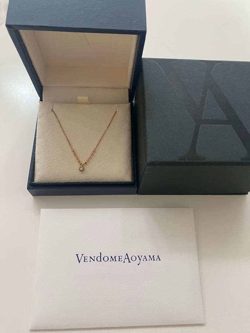 【ヴァンドーム青山】シャンパンカクテルダイヤモンド　ネックレス