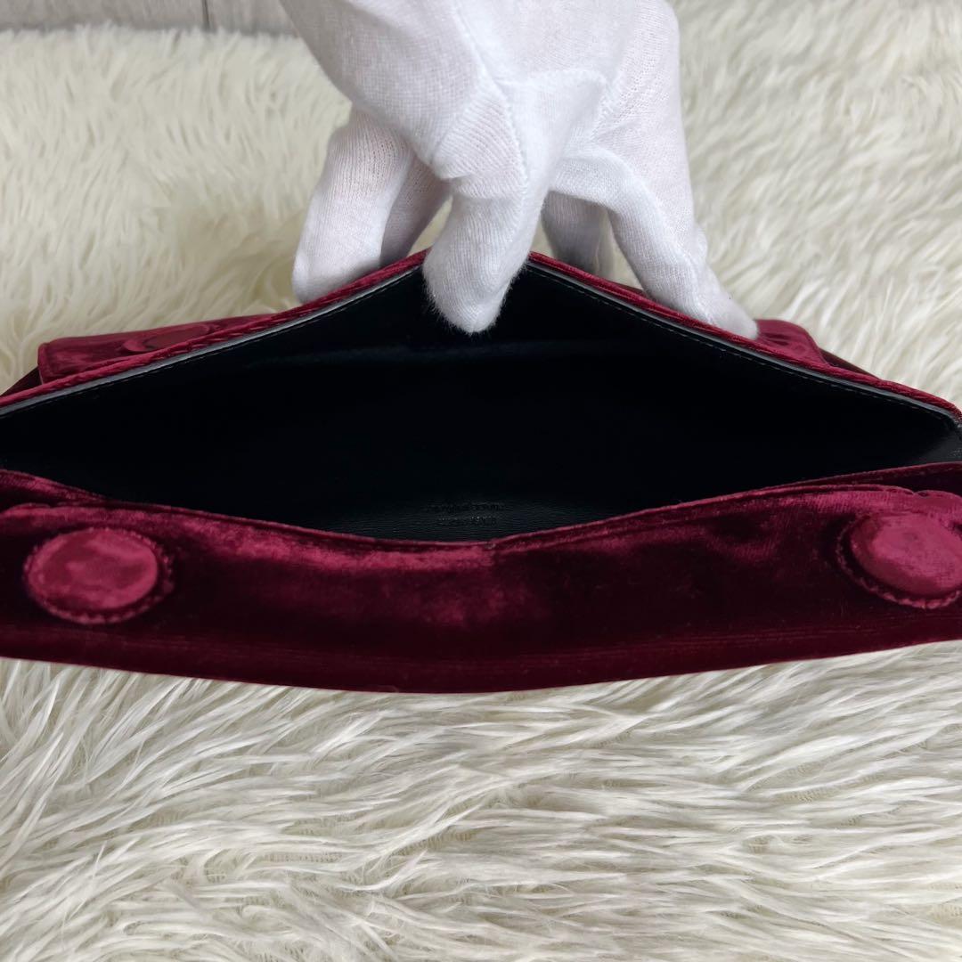 希少♡JIL SANDER ジルサンダー ベロア クラッチバッグ