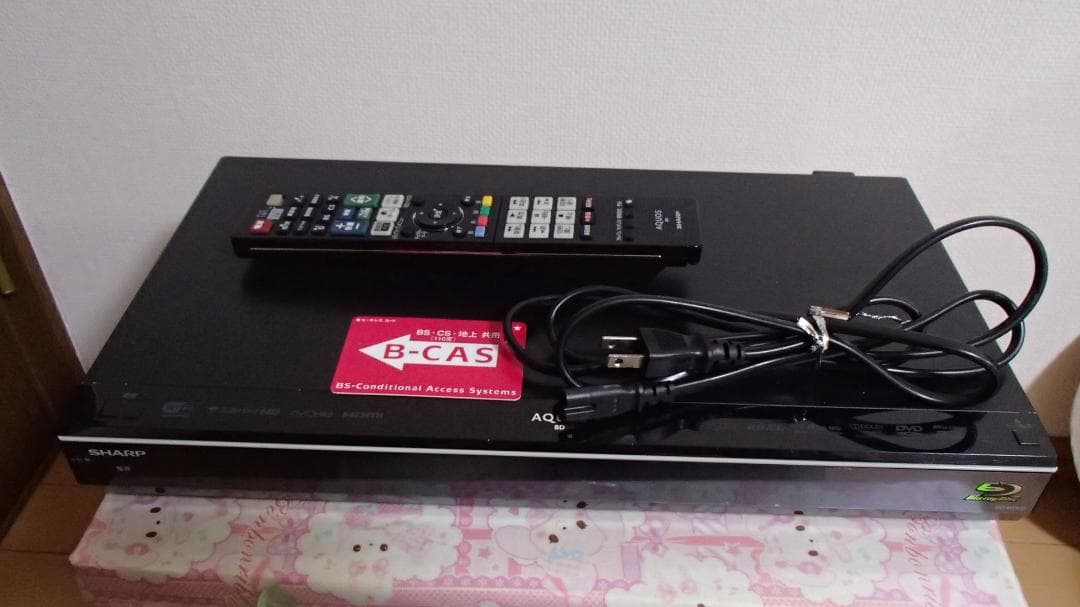 シャープブルーレイレコーダー BD-W500 整備点検済み