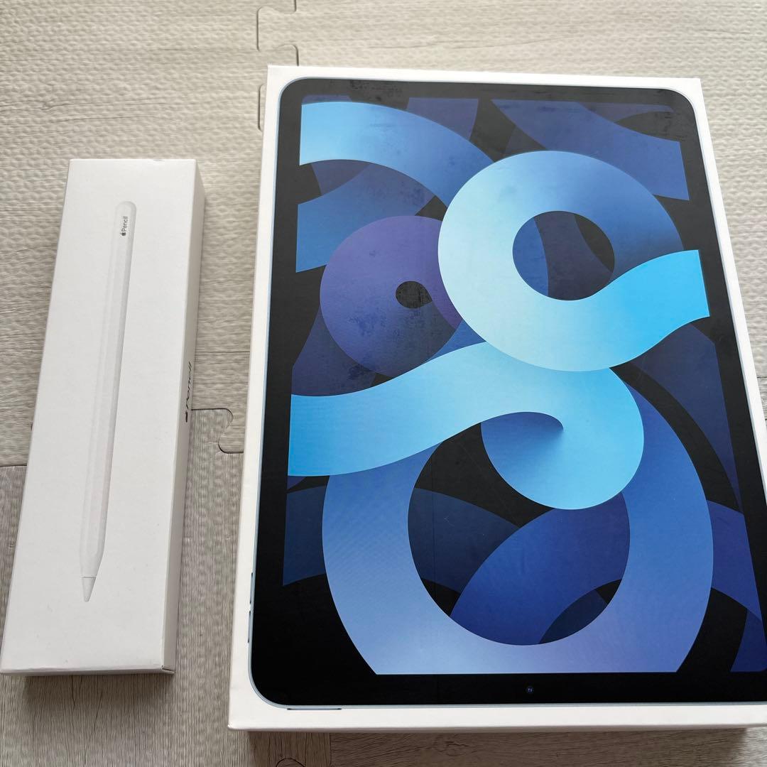 iPadAir 第四世代スカイブルー64GB➕Apple pencil 第二世代