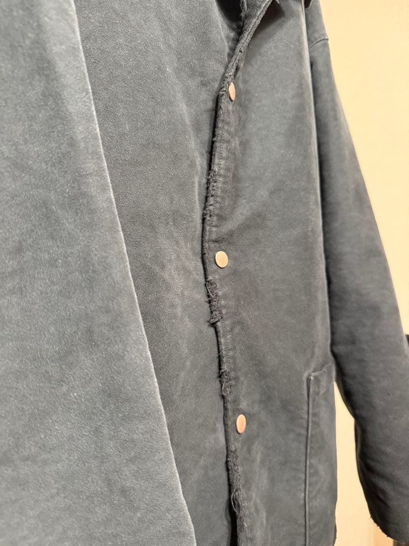 comoli モールスキンジャケット　サイズ1 フェードブラック