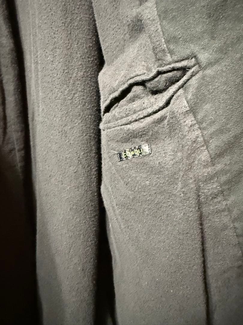 comoli モールスキンジャケット　サイズ1 フェードブラック