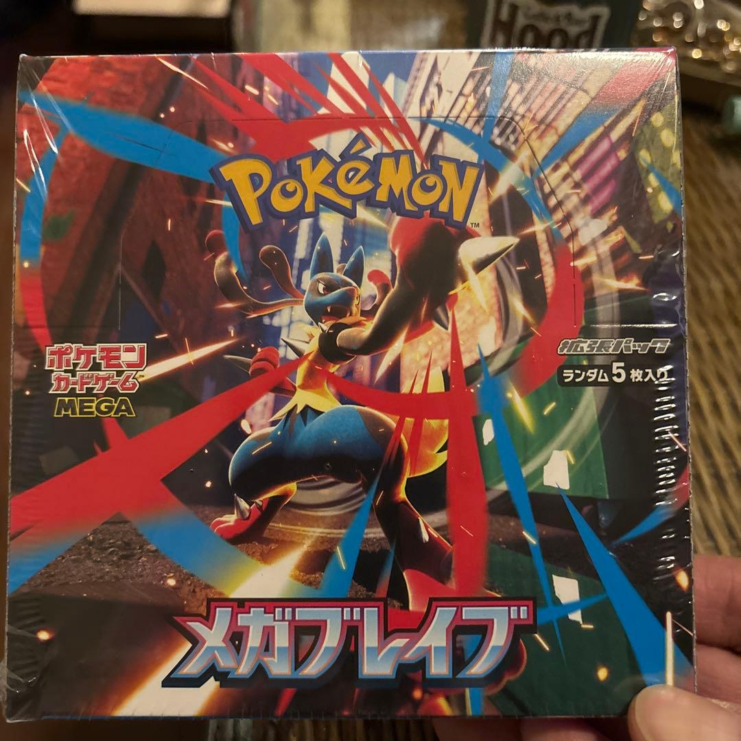 ポケモンカード メガブレイブ BOX シュリンク有。