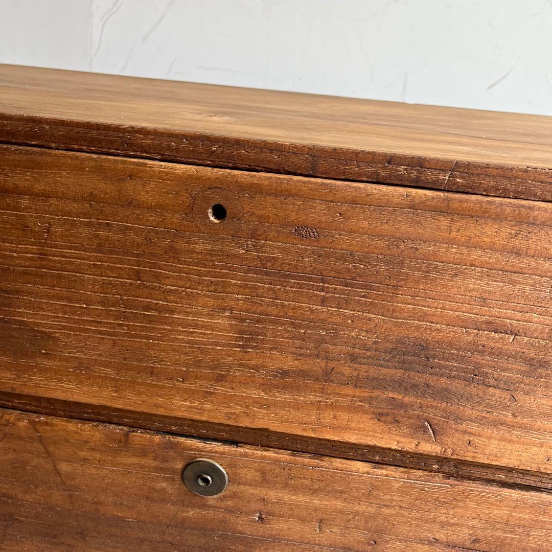 アンティーク チェスト 箪笥 ローボード テレビ台 無垢材 昭和レトロ z559