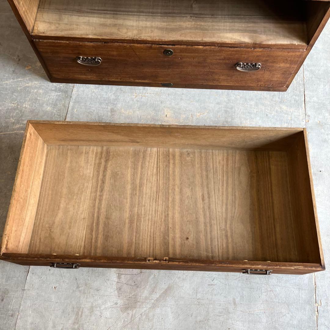 アンティーク チェスト 箪笥 ローボード テレビ台 無垢材 昭和レトロ z559