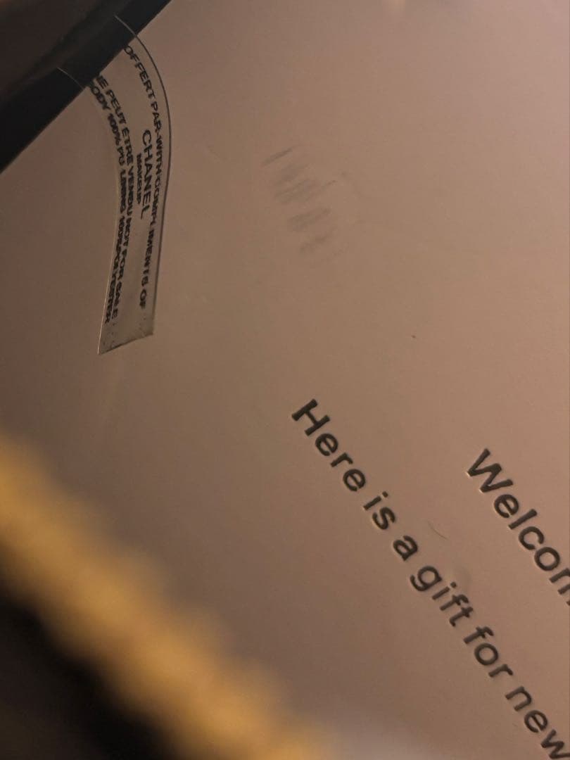 新品 ノベルティ CHANEL シャネル バニティ ショルダー バッグ ブラック