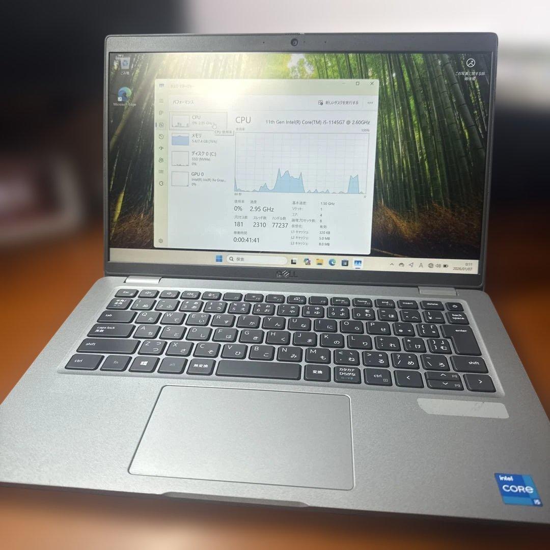 ①第11世代TigerLake Core i5 LATITUDE 5420