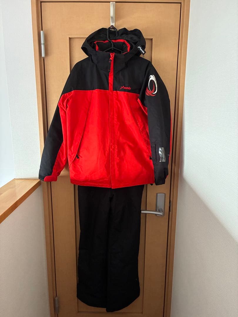 Phenix 上下セットスキーウェア 赤黒160サイズ