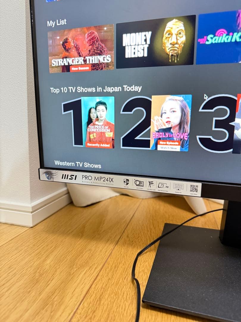 MSI PRO MP241X 24インチモニター