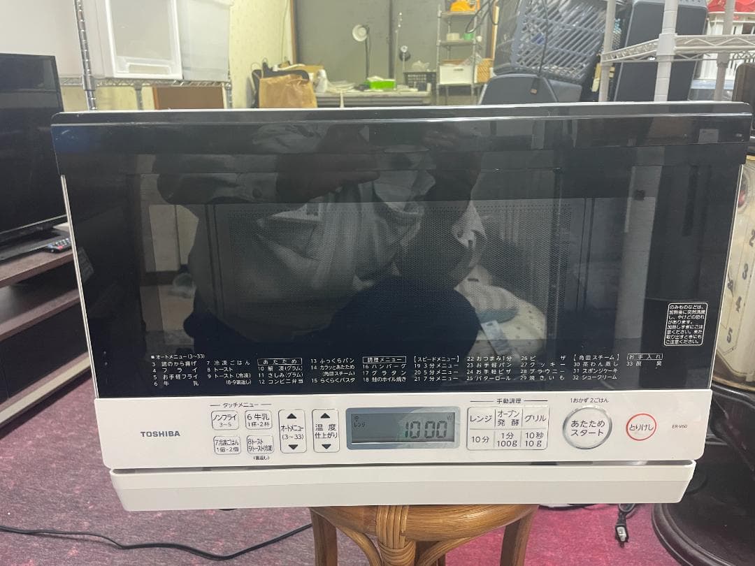 TOSHIBA スチームオーブンレンジ・ER-V60E－ｗ 2021年製