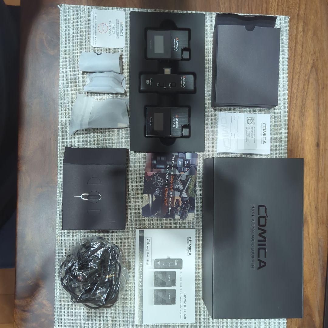 ワイヤレスマイク2本セット　COMICA BoomX-D iPhone用