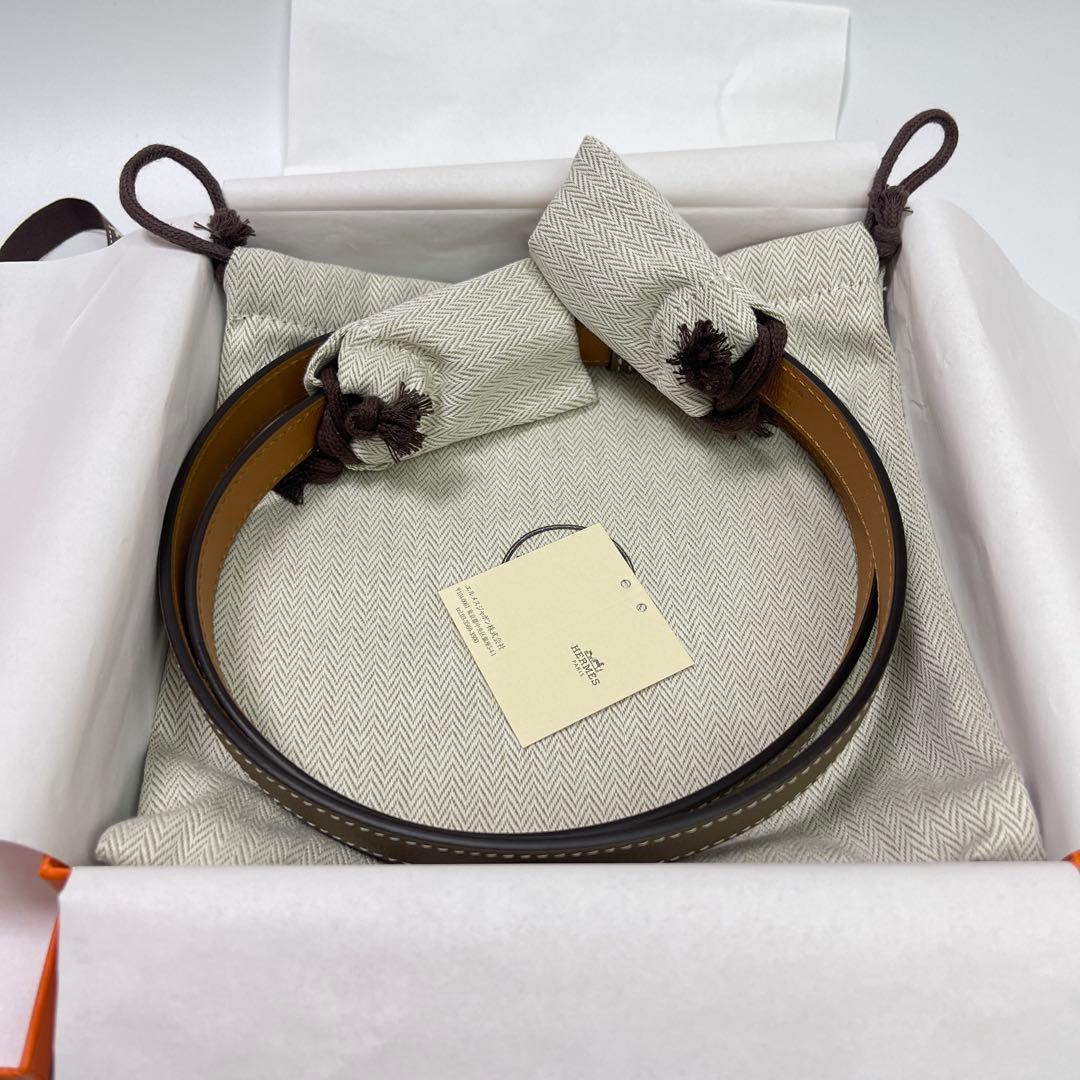 Hermes エルメス レディスベルト 《ケリー》 18エトゥープ　新品未使用品