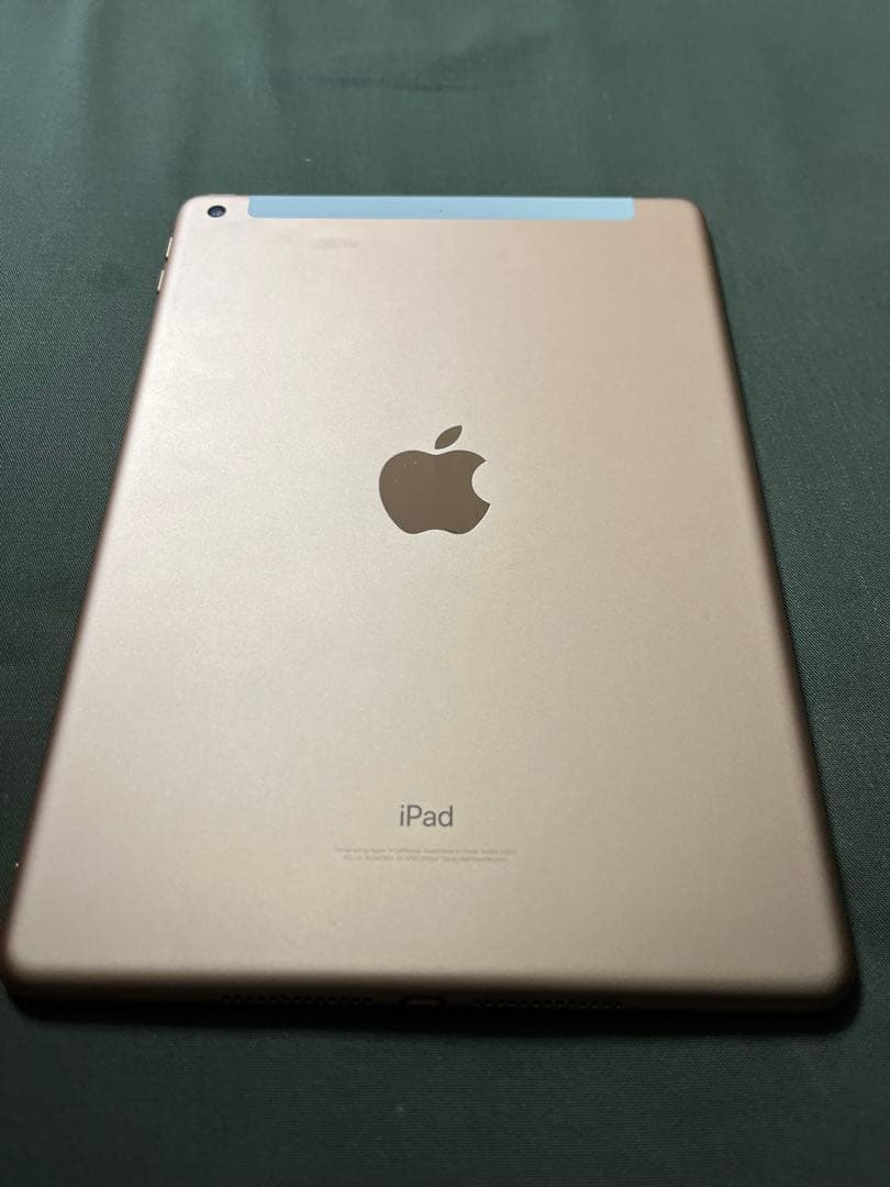 iPad 第6世代 32GB ローズゴールド Wi-Fi+セルラー BT100%